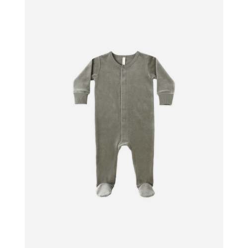 Hidden Snap Footie || Forest – Quincy Mae