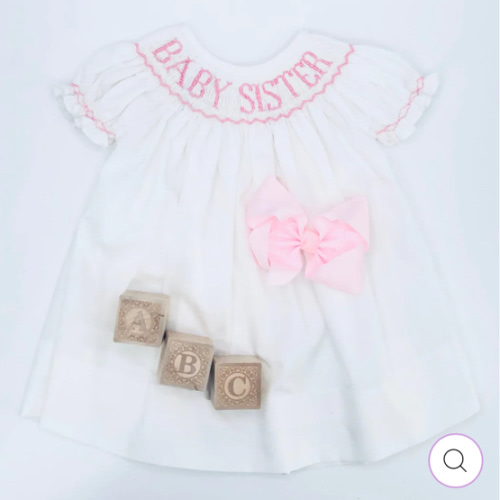 Baby Sister Bishop Dress – Pleats and Stitches