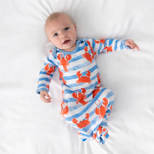 Crustacean Crew Infant Gown – Little Sleepies