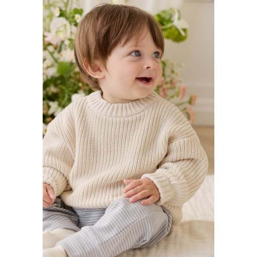 Pima Cotton Wesley Pant - Fine Stripe Missouri/Parchment – Jamie Kay USA