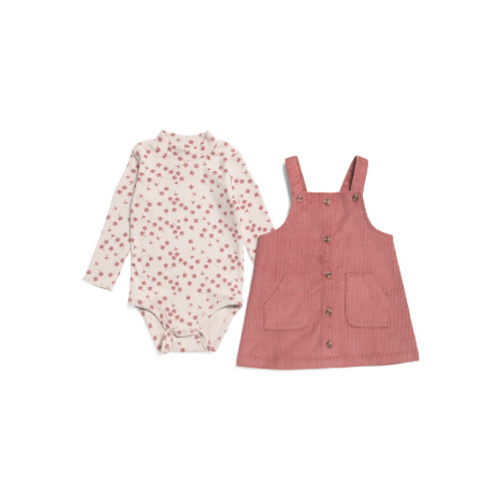 Infant Girls 2pc Floral Bodysuit And Jumper Set | Girls' Dresses | T.J.Maxx