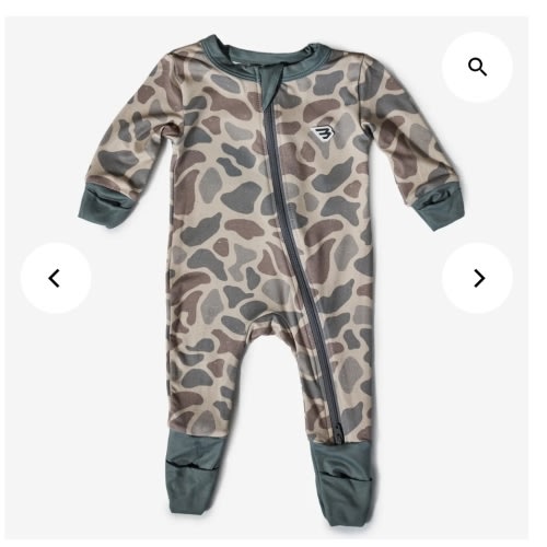 Baby Zip Up - Classic Deer Camo – BURLEBO