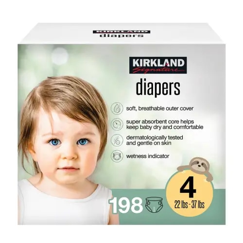 Kirkland Signature Diaper **Sizes 3 - 6** | Costco