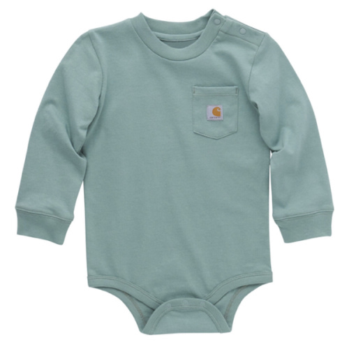 Carhartt Infant Boys' Solid Pocket Long Sleeve Onesie