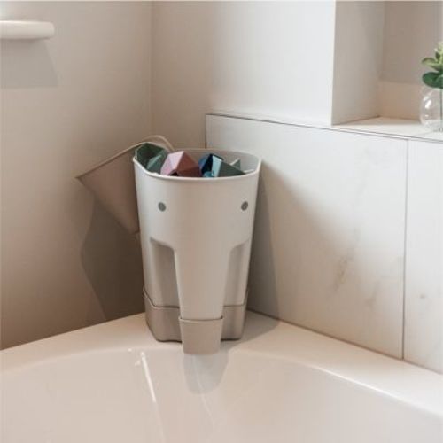 Shnuggle Ellie Bath Toy Drying Caddy | Freestanding Baby & Toddler Bath Toy Storage Blossom
