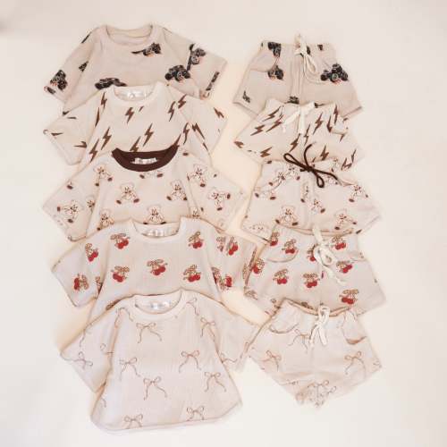 Printed Waffle Sets – Bows