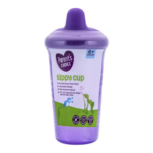 Parent's Choice Hard Spout Sippy Cup, 9 fl oz, 6 Months+, Purple Color