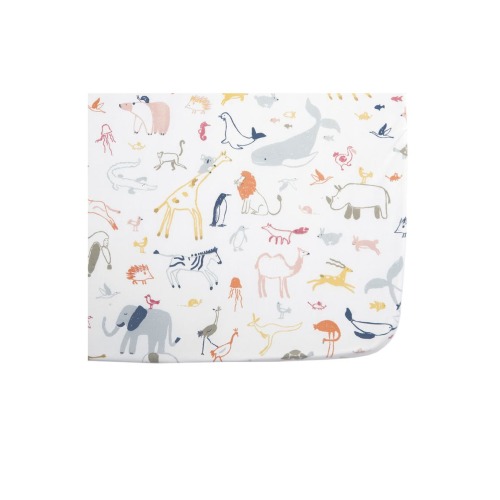 Into the Wild Organic Cotton Crib Sheet
