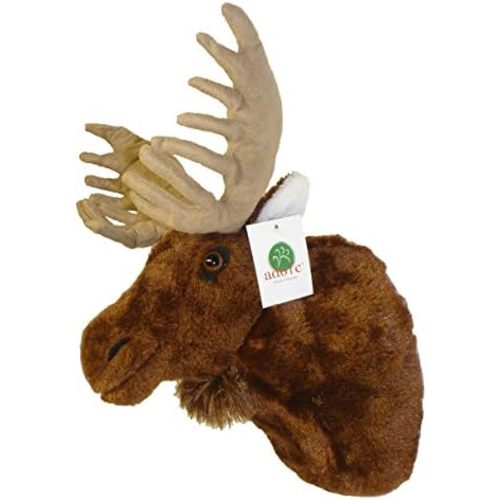 Adore 13" Yukon the Moose Plush Stuffed Animal Walltoy Wall Mount