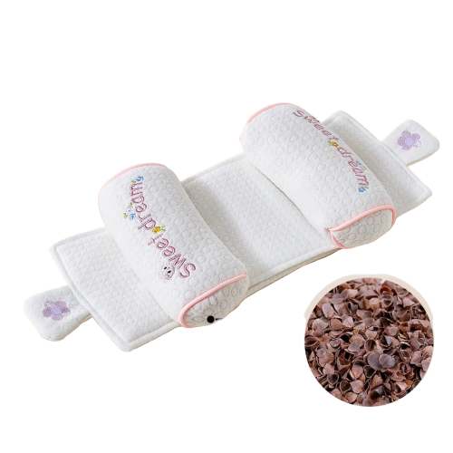 Premium Baby Support Pillow - Organic Cotton Infant Head Shaping Cushion for Newborns 0-12 Months