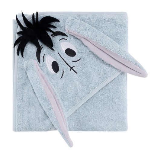 Disney Hooded Towel Eeyore Blue