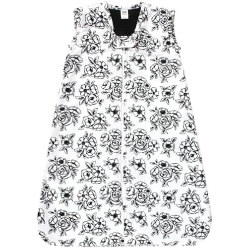 Hudson Baby Infant Girls Long Sleeve Plush Faux Fur Sleeping Bag, Wearable Blanket