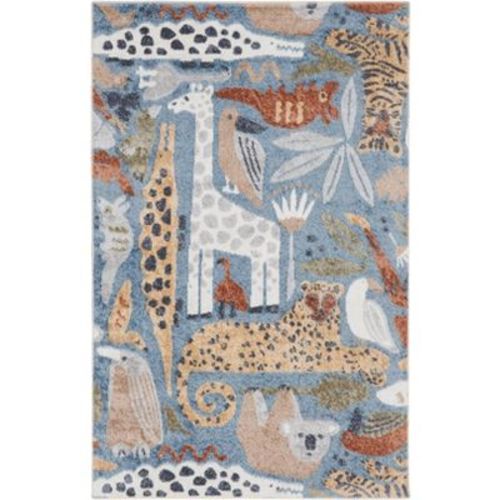 Nourison Astra Machine Washable 2'2" x 4' Multicolor Kids Indoor Rug