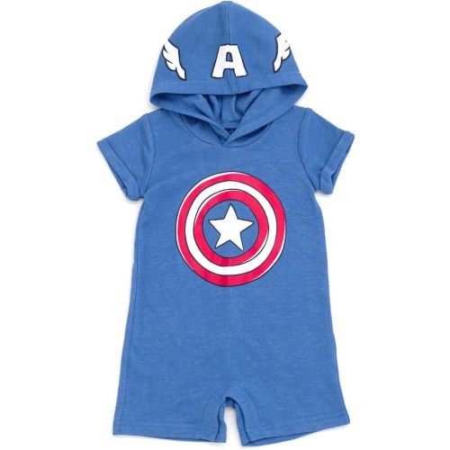Marvel Avengers Spider-Man Captain America Hulk Miles Morales Cosplay Romper Newborn to Toddler