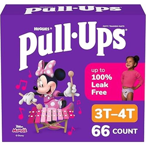 Pull-Ups Learning Designs Training Pants for Girls, 3t-4t, 66 Count