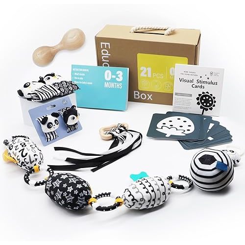 vocheer Black and White Baby Toys