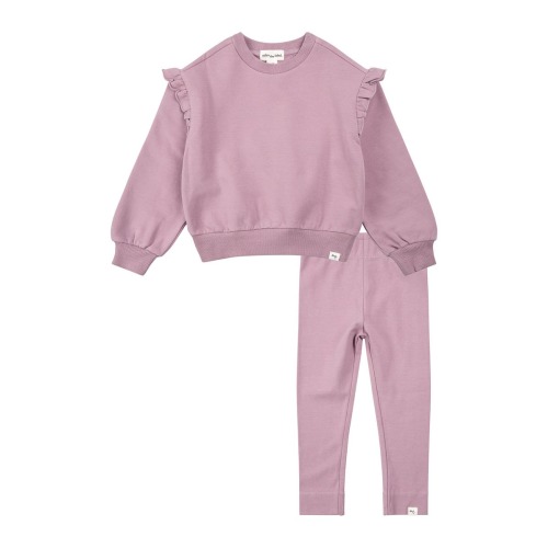 Ruffle Sweatshirt & Leggings Set, 6M