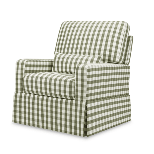 Crawford Pillowback Comfort Swivel Glider