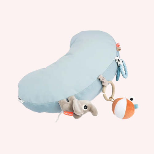 Tummy Time Activity Pillow - Playground Blue