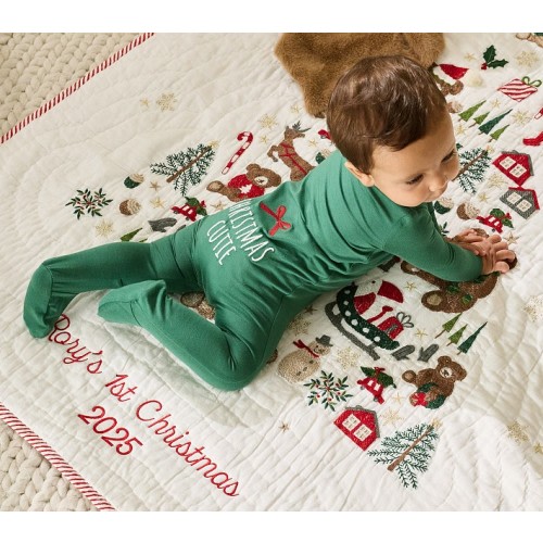 Christmas Cutie Bamboo Viscose Baby Pajama