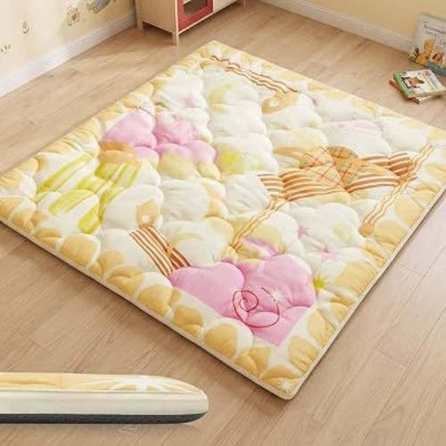 1.6" Thick Baby Play Mat, 50x50 Removable & Machine Washable Cover