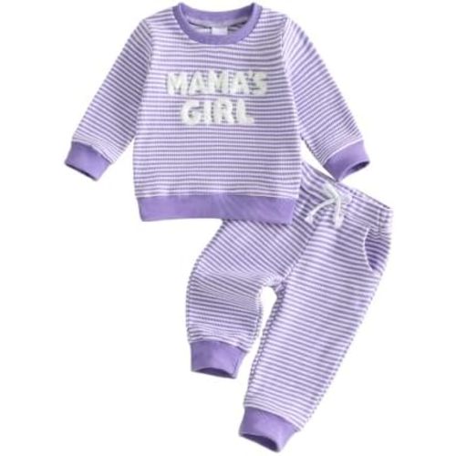 Baby Girl Outfits Toddler Fall Clothes Mamas Girl Sweatshirt Tops Pants