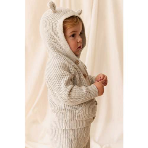 OG Bear Knit - Light Grey Marle
