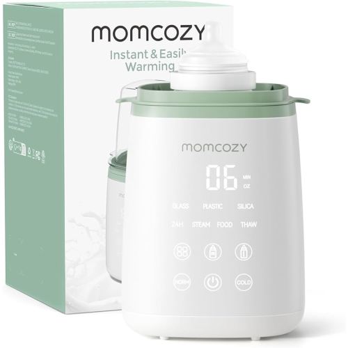 Momcozy Bottle Warmer, Fast Bottle Warmers for All Bottles with Timer, Accurate Temperature Control and Automatic Shut-Off, Multifunctional Bottle Warmer for Breastmilk