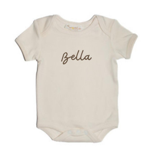 Personalized Baby Clothes for Boy - Organic Onesie - Cloud
