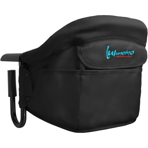 Hook on High Chair,High Chair for Babies and Toddlers 6-36 Months,Portable and Foldable High Chair for Home and Travel-Includes Storage Bag(Black)