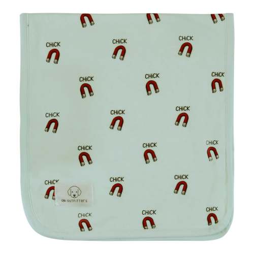 burp cloth chick magnet