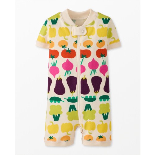 Baby Earth Day 2-Way Zip Shortie Sleeper