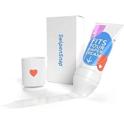 SwipenSnap™ One Hand Cream Applicator “As Seen On Shark Tank” US Utility Patented - Soft Tip Applicator With Suction Based Lid For One Hand Cream Application