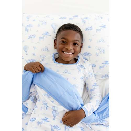 Toddler Blanket in Toile Safari 1.0
