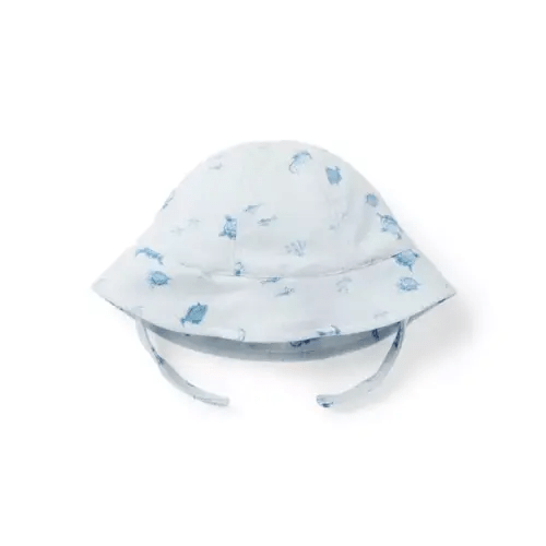 Baby Blue Fog Sea Friends Baby Sea Friends Bucket Hat by Janie and Jack