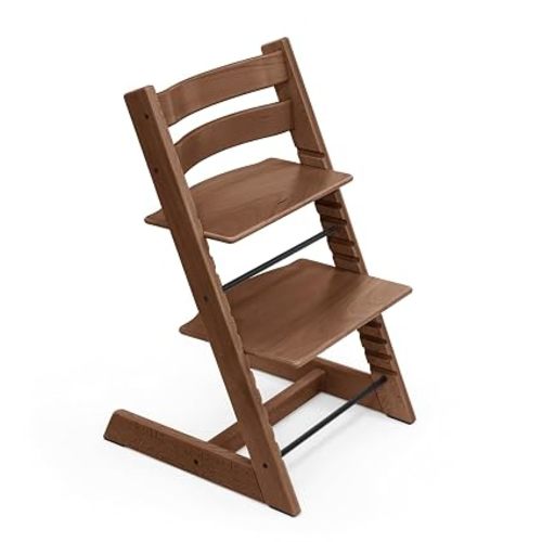 Stokke Tripp Trapp Chair, Adjustable Wooden High Chair, Warm Brown | Convertible Chair for Toddlers, Children & Adults, Convenient, Comfortable & Ergonomic, Classic Design, Fits at Dining Table