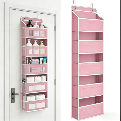 5-Tier Hanging Storage Organizer With 10 Extra Large Side Pockets, Anti-Tilt Design & 44 Lb Heavy-Duty CapacityMulti-Purpose Over The Door Pantry Organizer For Bedroom, Bathroom, Dorm & PantryPerfect For Toiletries, Snacks & Daily EssentialsNo-Drill Insta