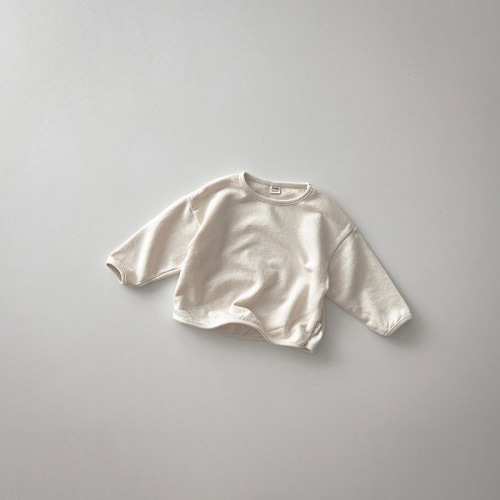 Baby Toddler Solid Color Loose Sweatshirt