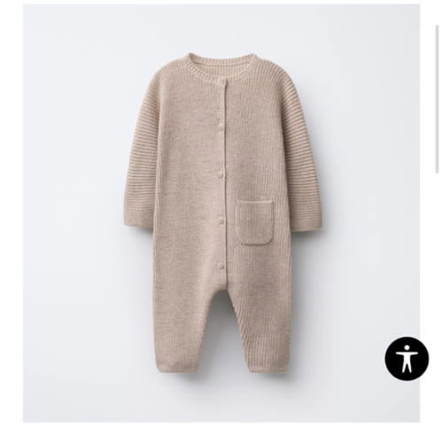 PEARL KNIT JUMPSUIT - Sand / Marl | ZARA United States