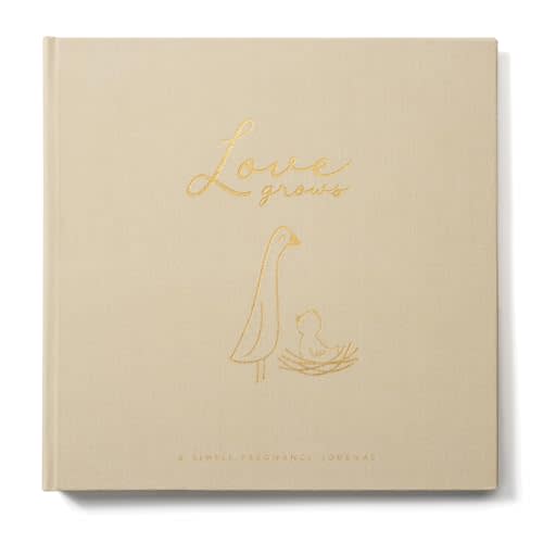 Lucy Darling Pregnancy Journal & Memory Book, Mom & Baby Diary, Pregnancy Must Haves for Expecting First Time & Experienced Moms, Maternity Milestone Gifts, Premium Baby Book Keepsake (Desert Sand)