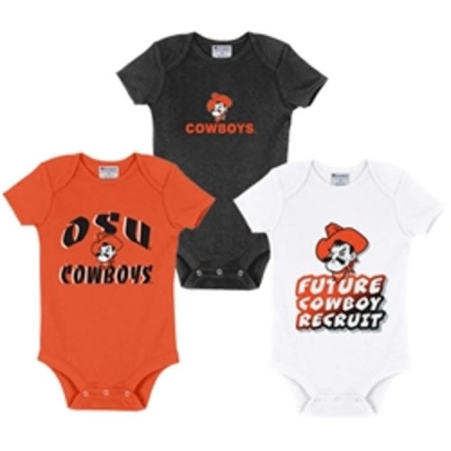 ShopOKState - INFANT 3-PACK BODYSUIT SET