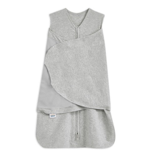 HALO SleepSack Cotton Swaddle, Heather Grey, X-Small