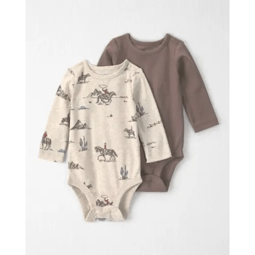 Baby Boy 2-Pack Organic Cotton Bodysuits - Little Planet | Carter's