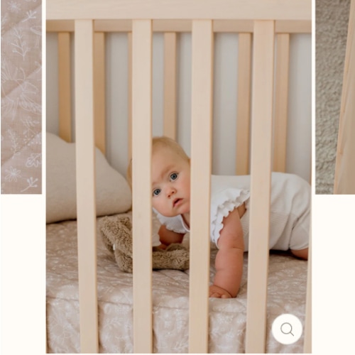 Bambella 2-in-1 Waterproof Cot Sheet & Mattress Protector | Bee Kind