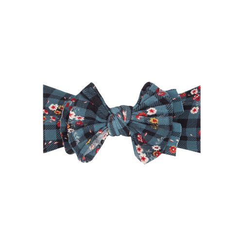 FAB-BOW-LOUS Bow, Floral Plaid