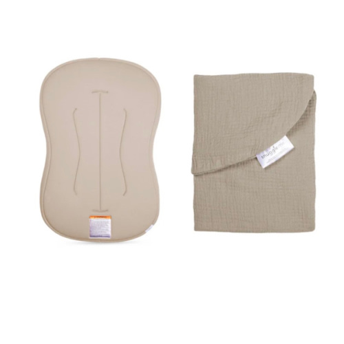 Lounger Curve + Muslin Cover Set | Birch