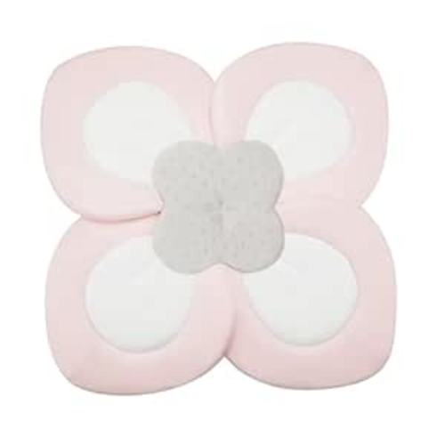 PandaEar Baby Bath Pad for Infant Newborn | Soft Flower Petals for Sink Bathtub Essentials Shower Gift (Pink)