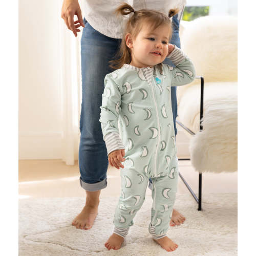 Footless Romper Cotton Olive Eclipse