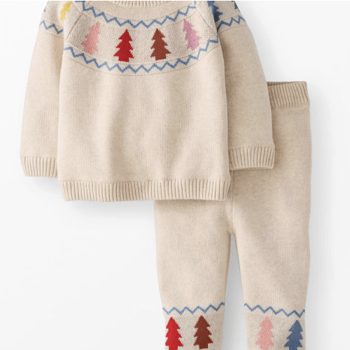 Baby Long Sleeve T-Shirt & Fleece Overalls Set | Hanna Andersson