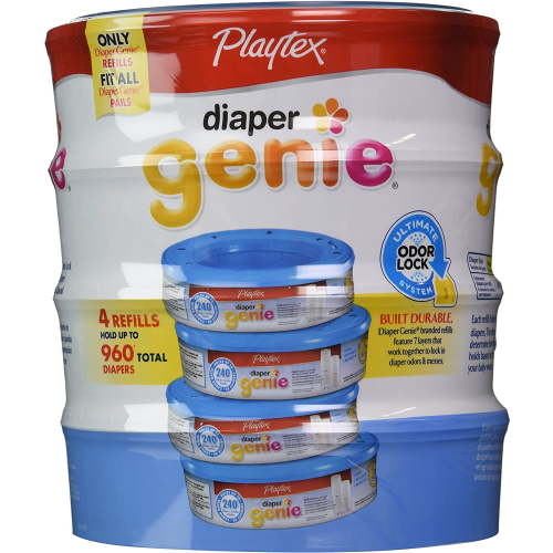 Playtex Diaper Genie Disposal System Refills, 240 Count (Pack of 4)